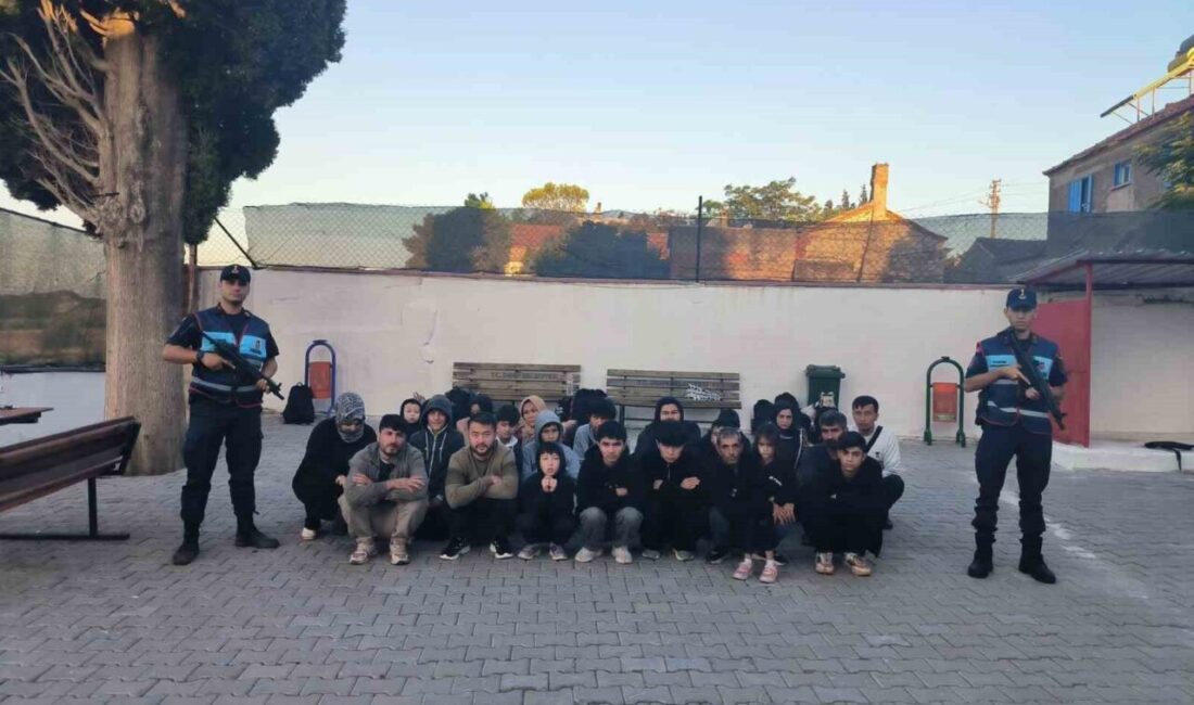 Aydın’ın Didim ilçesinde jandarma ve sahil güvenlik ekipleri tarafından sahile