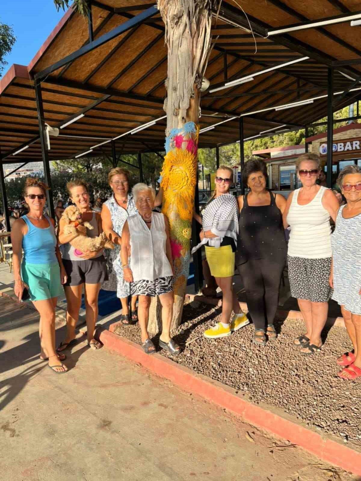 Didim’in Akbük Mahallesi’nde yaşanan kadınlar çevre sorunlarını dikkat çekmek ve