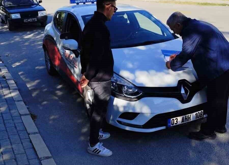 Afyonkarahisar Bolvadin İlçe Milli Eğitim Müdürlüğü tarafından direksiyon eğitim alanlarında