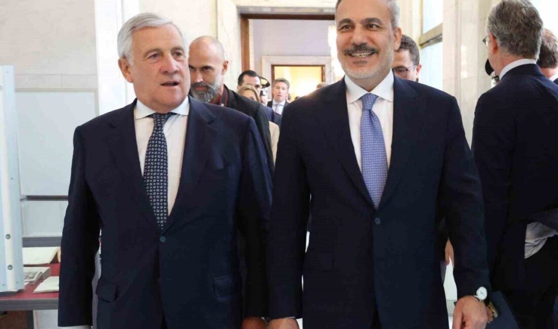 Dışişleri Bakanı Hakan Fidan, İtalya ziyareti kapsamında Başbakan Yardımcısı ve