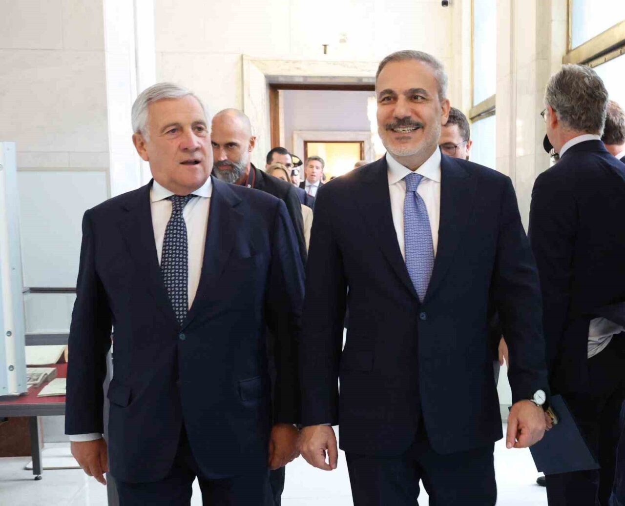 Dışişleri Bakanı Hakan Fidan, İtalya ziyareti kapsamında Başbakan Yardımcısı ve