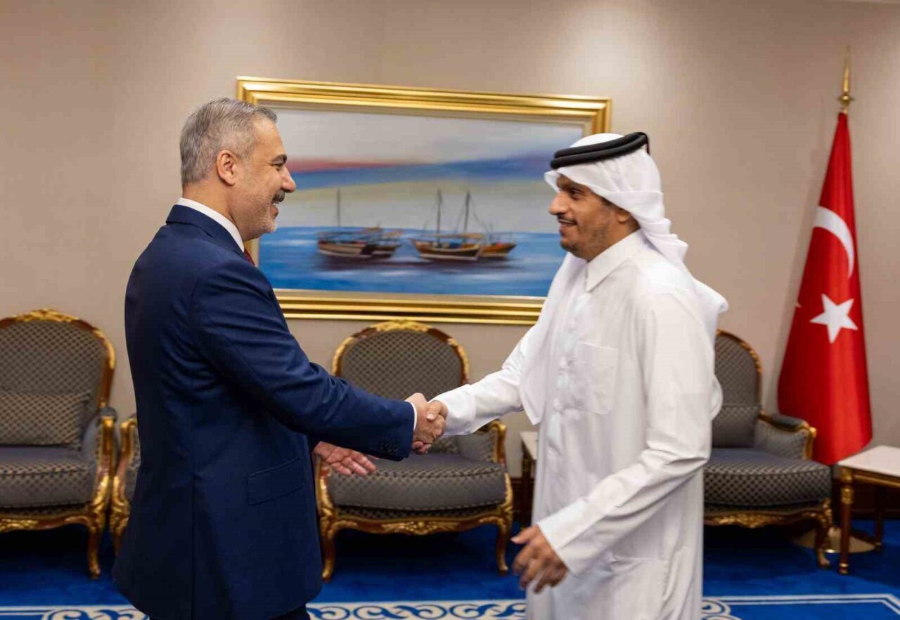 Dışişleri Bakanı Hakan Fidan, Katar Başbakanı ve Dışişleri Bakanı Şeyh