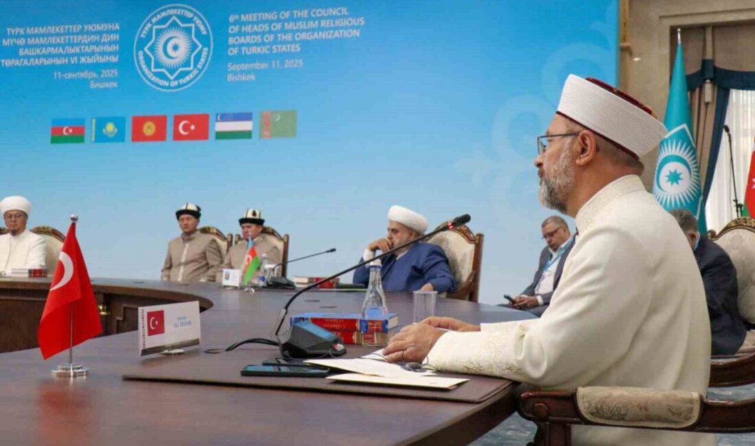 Diyanet İşleri Başkanı Ali Erbaş, resmi ziyaret kapsamında geldiği Kırgızistan’ın