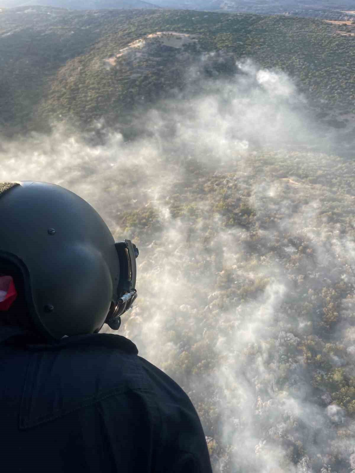 Diyarbakır’ın Silvan ilçesinde sabah kontrol altına alınmasının ardından tekrar çıkan