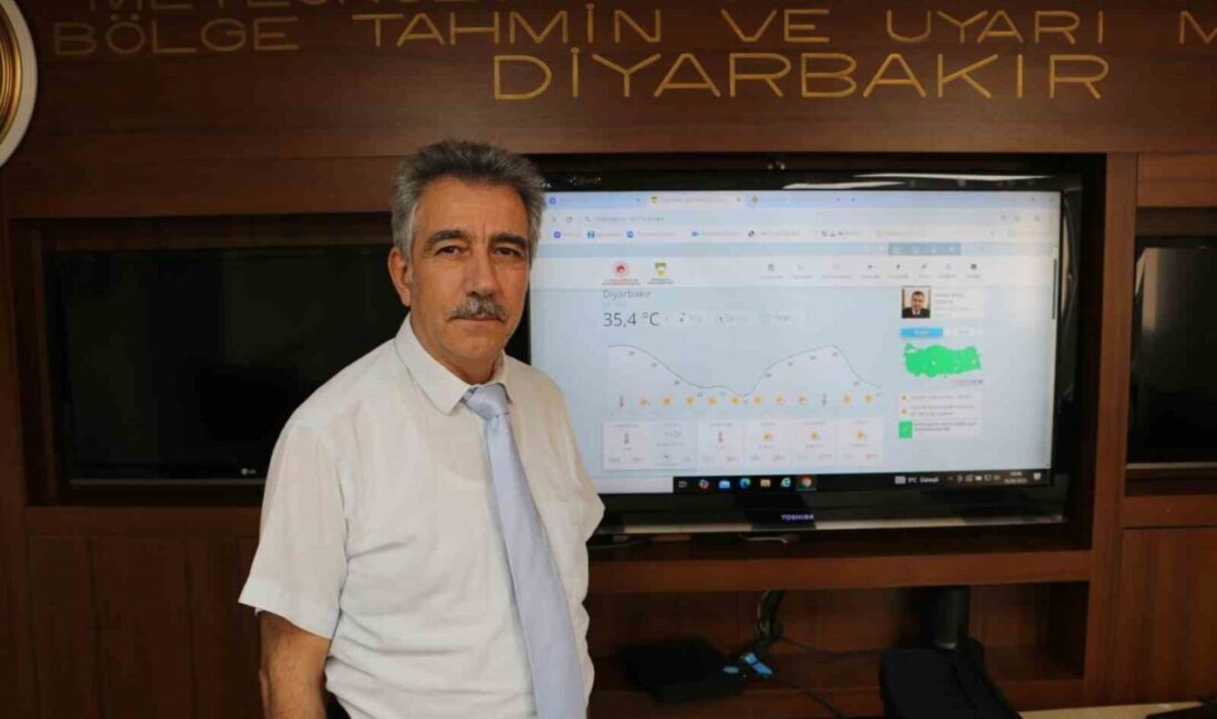 Diyarbakır’da perşembe gününe kadar mevsim normallerinin 2-3 derece üzerinde seyredecek