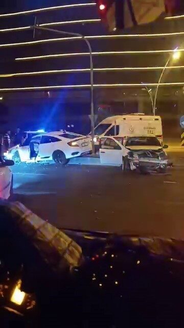 Diyarbakır’da iki aracın çarpışması sonucu meydana gelen trafik kazasında 2