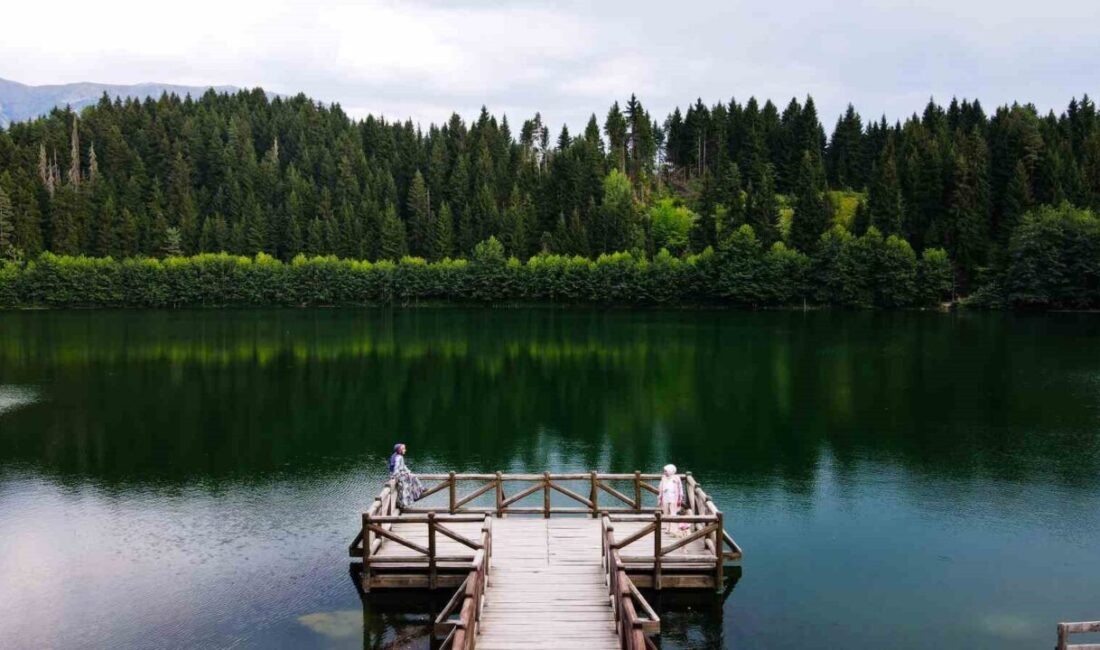 Artvin’in “Sakin Şehir” unvanlı Şavşat ilçesinde bulunan Karagöl-Sahara Milli Parkı,