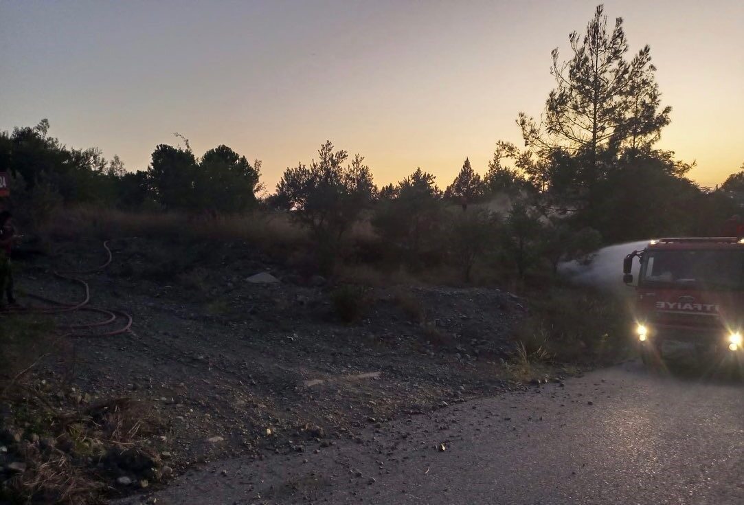 Hatay’da çıkan orman yangını büyümeden kontrol altına alındı. Yangın, Dörtyol