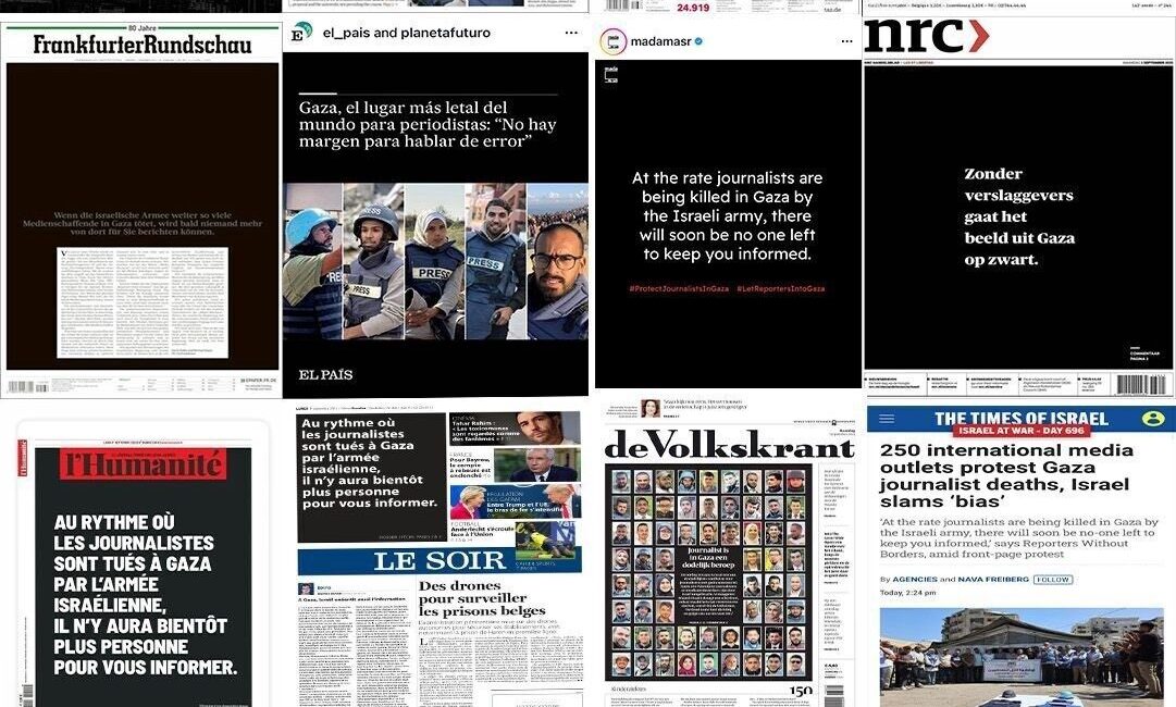 Dünya genelinde 70’i aşkın ülkeden 250’den fazla medya kuruluşu, İsrail’in