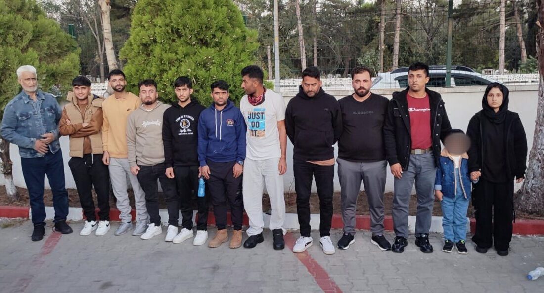 Edirne’nin Uzunköprü ilçesinde 12 düzensiz göçmen yakalandı. Olayla ilgili gözaltına