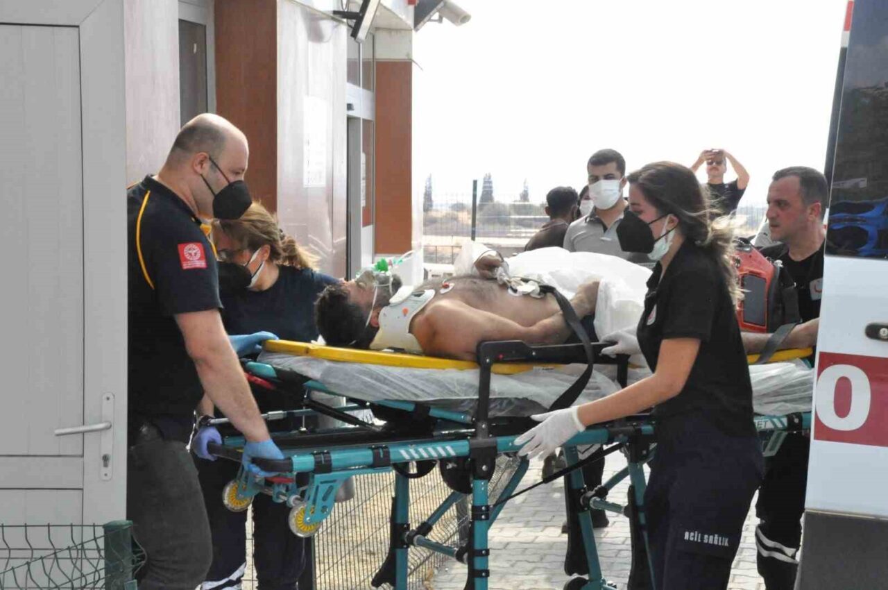 Edirne’nin Keşan ilçesinde, boyamak için girdikleri su deposunda kimyasal maddeden