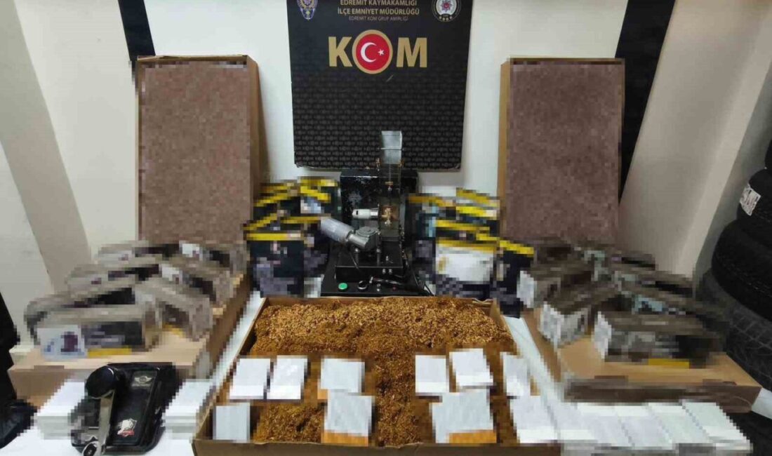 Balıkesir İl Emniyet Müdürlüğü Edremit KOM Büro Amirliği ekiplerince düzenlenen