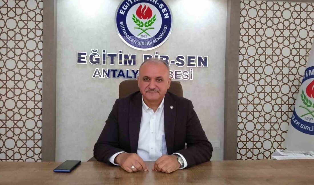Eğitim-Bir-Sen Antalya Şube Başkanı ve Memur-Sen Antalya Temsilcisi Eyüp Bülent