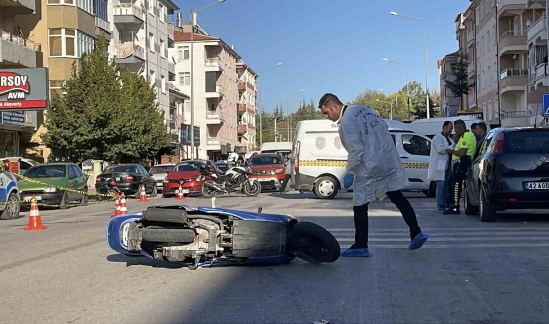 Karaman’da yolun karşısına geçmeye çalışan yaşlı adam motosikletin çarpması sonucu