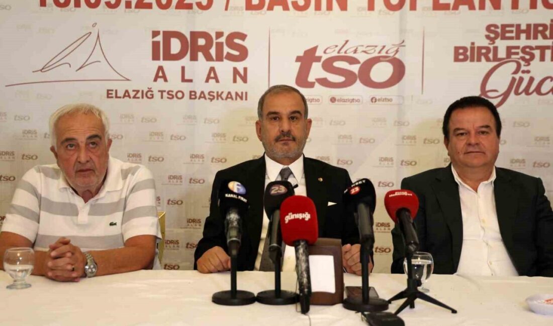 Elazığ Ticaret ve Sanayi Odası (Elazığ TSO) Başkanı İdris Alan,