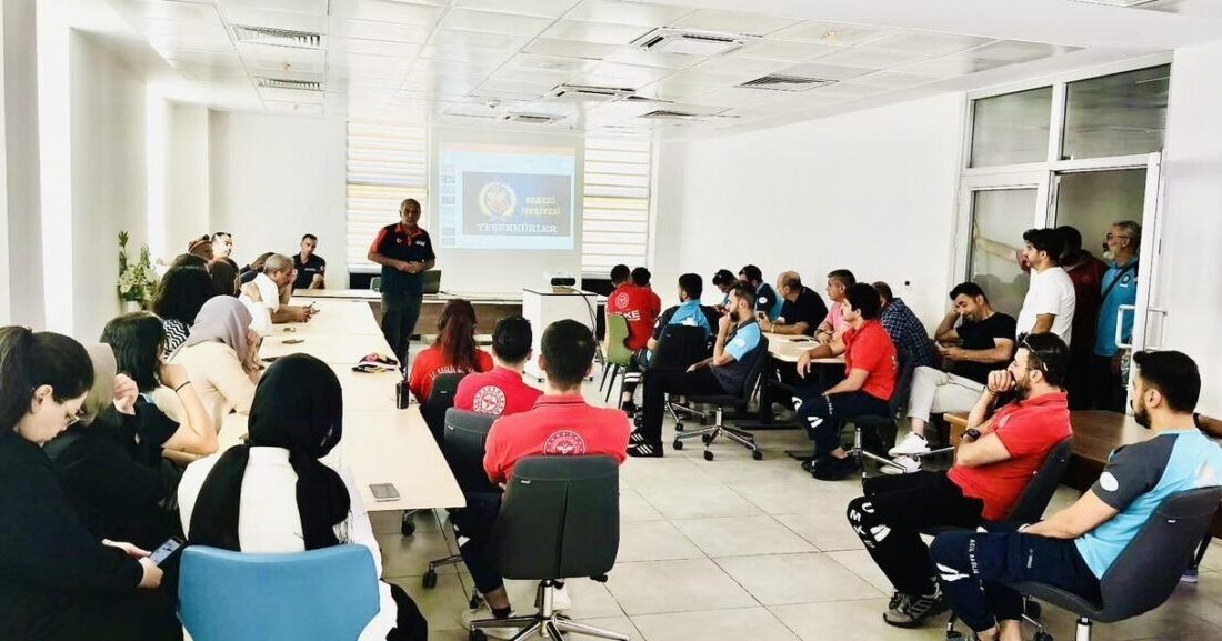 Elazığ Gıda Kontrol Laboratuvar Müdürlüğü personeline yönelik olarak AFAD, itfaiye