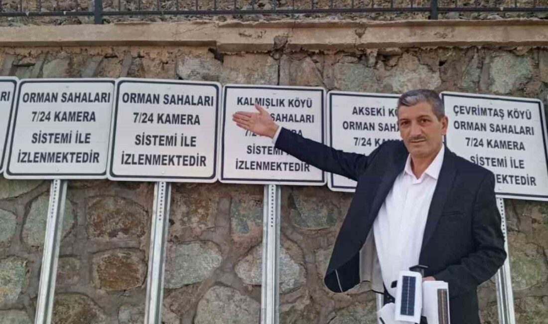 Elazığ’ın Sivrice ilçesine bağlı Günbalı köyü muhtarı, orman yangınlarının yaşanmaması