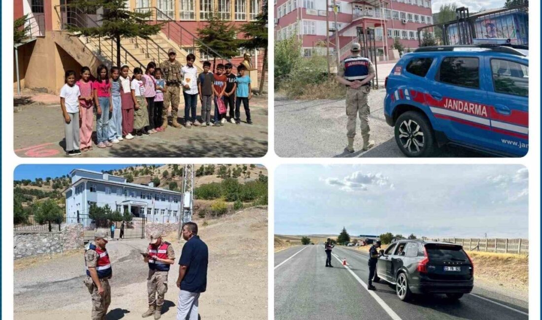 Elazığ’da polis ve jandarma ekipleri tarafından okul önlerinde ve çevrelerinde