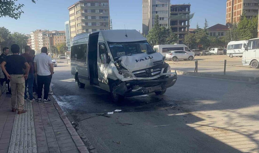 Elazığ’da minibüs, şehir içi yolcu taşıma otobüsüne çarptı. Kazada 8