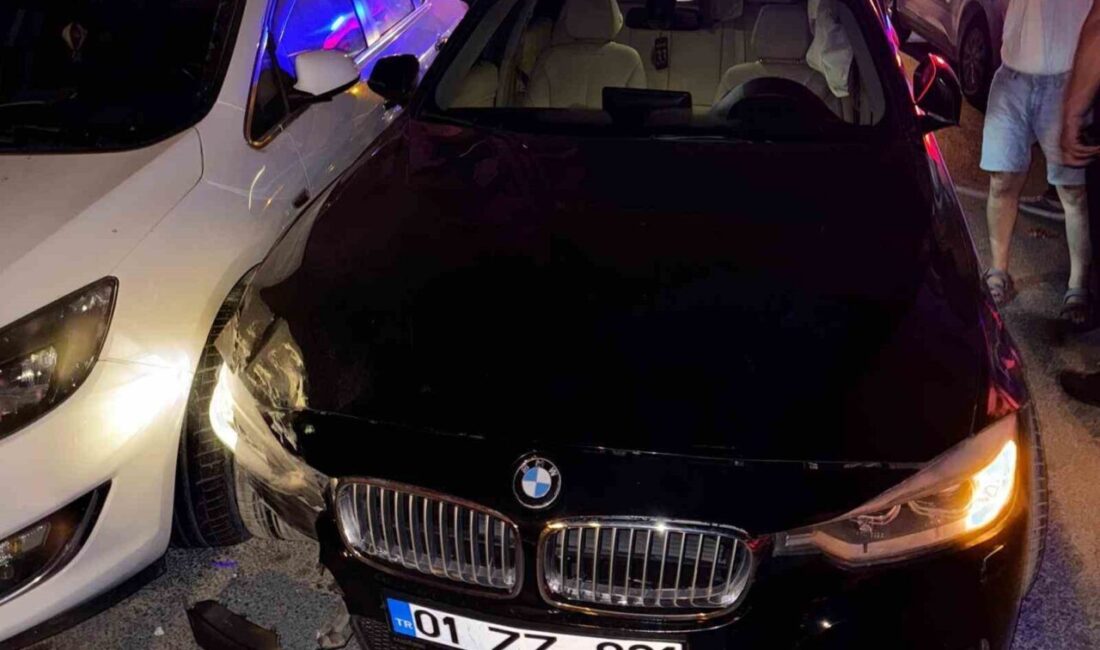 Mersin’in Erdemli ilçesinde emniyetin karşı sokağında BMW marka otomobille şüpheli