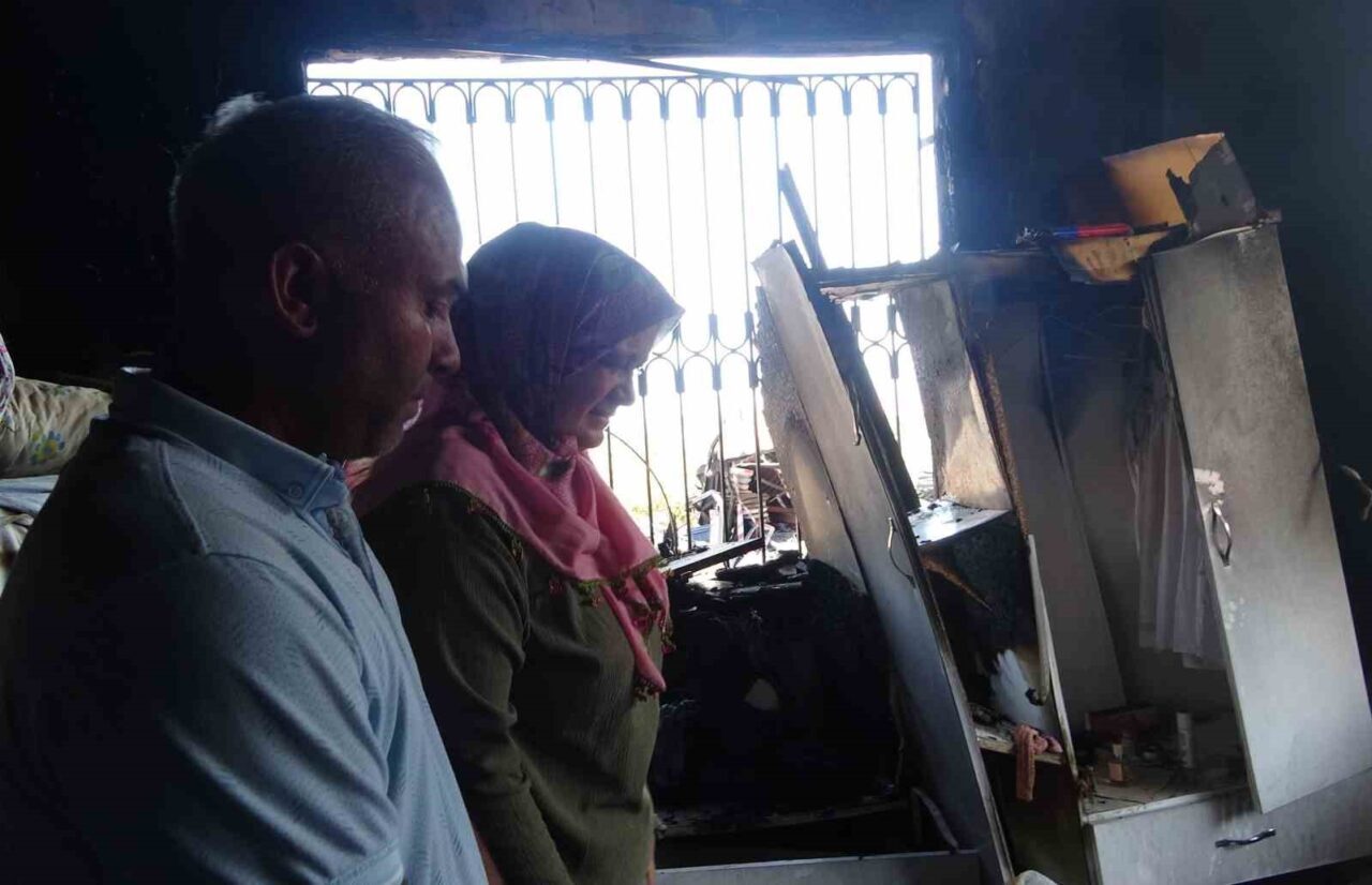 Mersin’in Erdemli ilçesinde oğullarını evlendirdikleri düğünde olan ailenin yanarak kullanılamaz