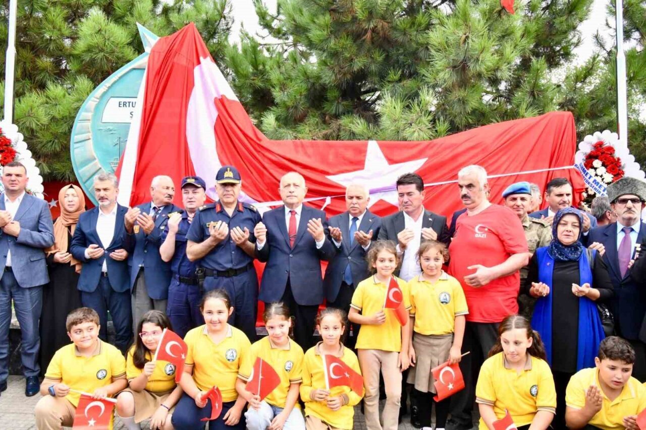 Trabzon Büyükşehir Belediyesi’nce Ertuğrul Fırkateyni’nde şehit olan 71 Trabzonlu asker