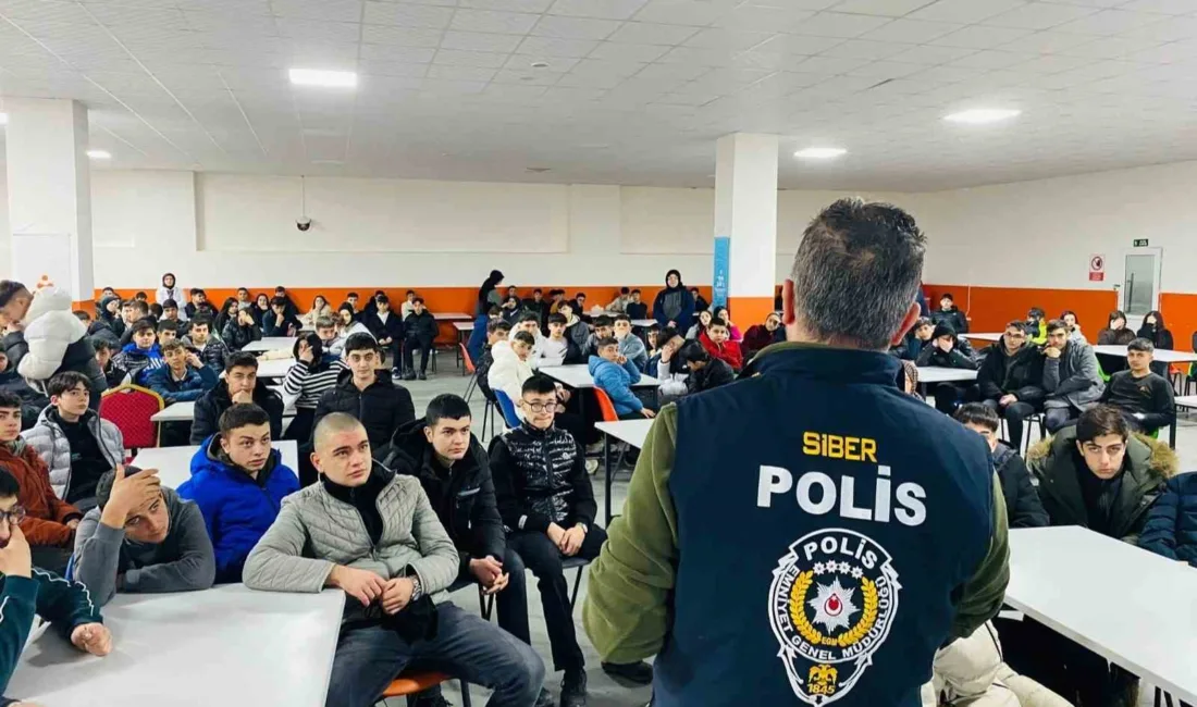 Erzurum İl Emniyet Müdürlüğü ekipleri siber suçlarla mücadele çerçevesinde sanal