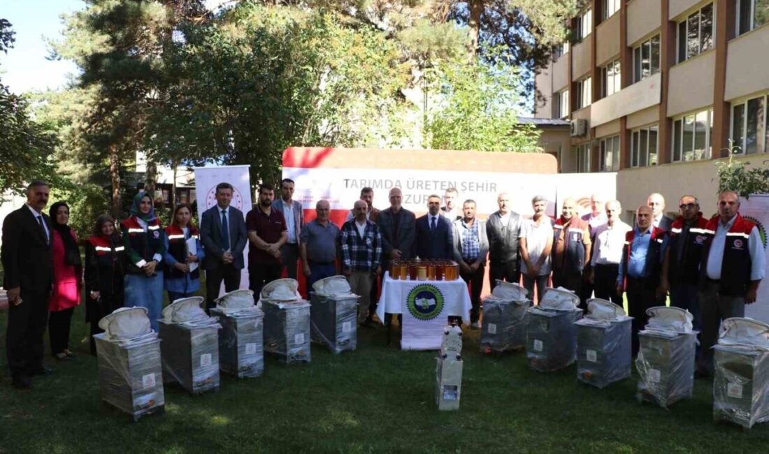 Erzurum Tarım ve Orman İl Müdürlüğü’nce kentte organik bal üretiminin