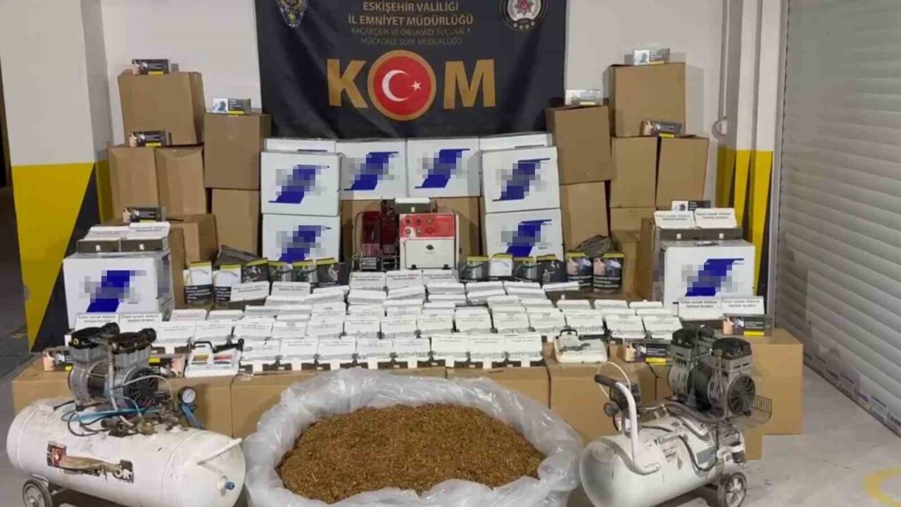 Eskişehir İl Emniyet Müdürlüğü ekiplerince yapılan çalışmalar sonucunda 315 kilogram