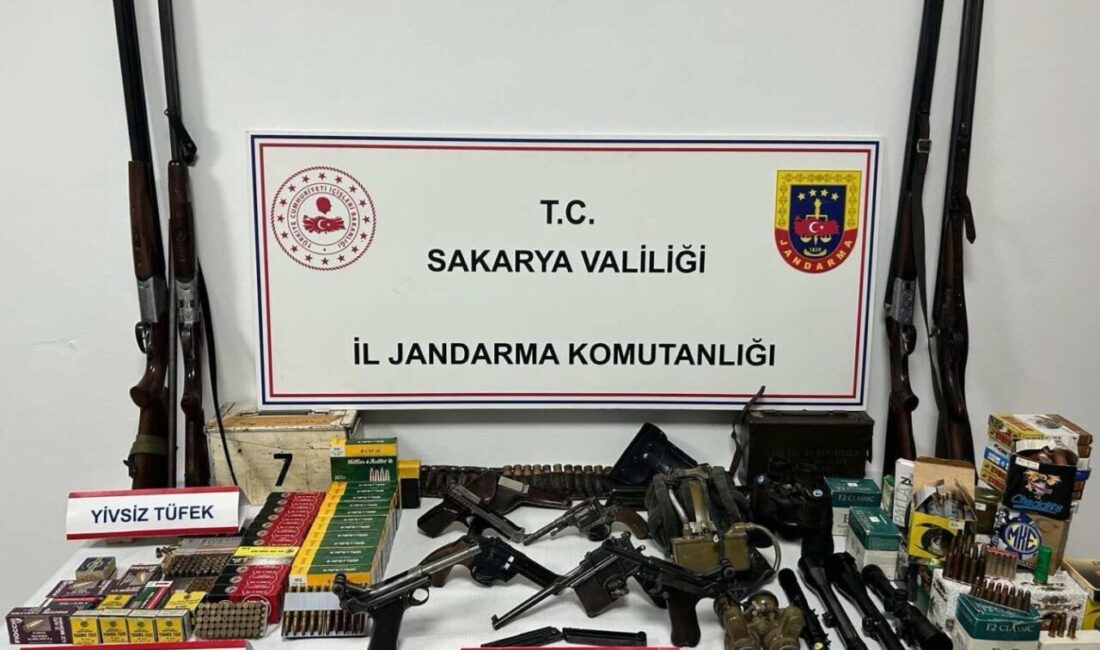 Sakarya’nın Hendek ilçesinde jandarma ekiplerince düzenlenen operasyonda, bir eve yapılan