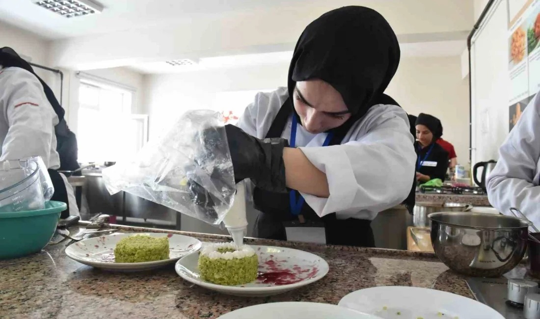 Yeni açılan Erzurum Gastronomi Mesleki ve Teknik Anadolu Lisesi, mutfak