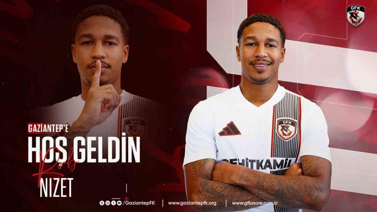 Gaziantep Futbol Kulübü, Belçikalı futbolcu Rob Nizet ile 1+1 yıllık