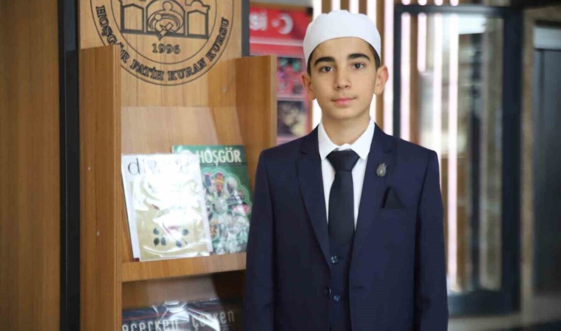 Gaziantepli hafız Merdan Ahmet Bayramoğlu, Türkiye birinciliğinin ardından Libya’da gerçekleştirilecek