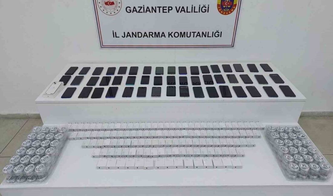 Gaziantep’te jandarma ekiplerinin operasyonu sonucu 1 milyon 300 bin TL