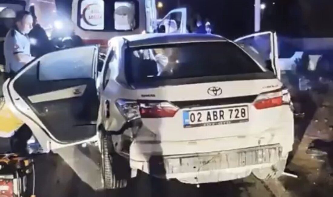 Gaziantep-Kilis karayolunda iki otomobilin çarpışması sonucu meydana gelen kazada 1