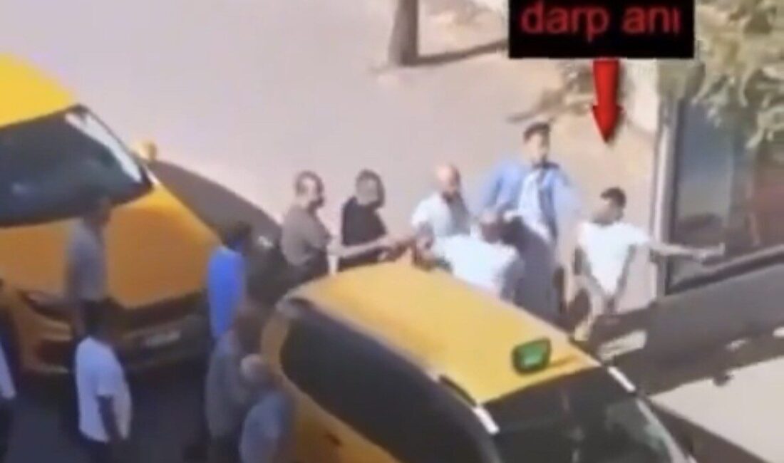 Gaziantep’te 4 taksici, müşteri alma meselesi nedeniyle sıkıştırdıkları başka bir
