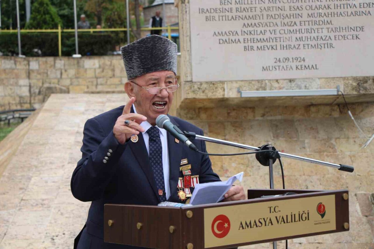 Türkiye Muharip Gaziler Derneği Amasya Şubesi Başkanı Ahmet Ünverdi, “Terörsüz