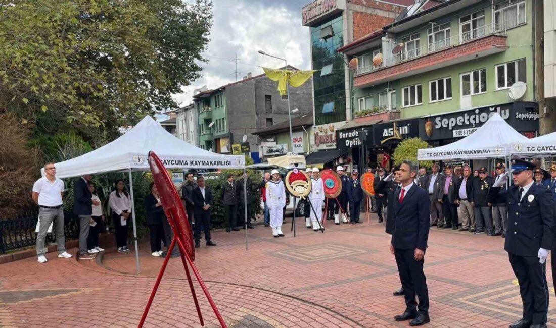 Çaycuma ilçesinde 19 Eylül Gaziler Günü dolayısıyla tören düzenlendi. Program,