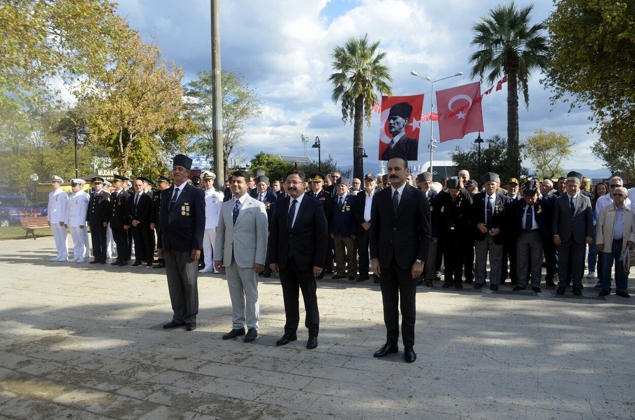 19 Eylül Gaziler Günü, Mudanya Atatürk anıtında düzenlenen tören ile