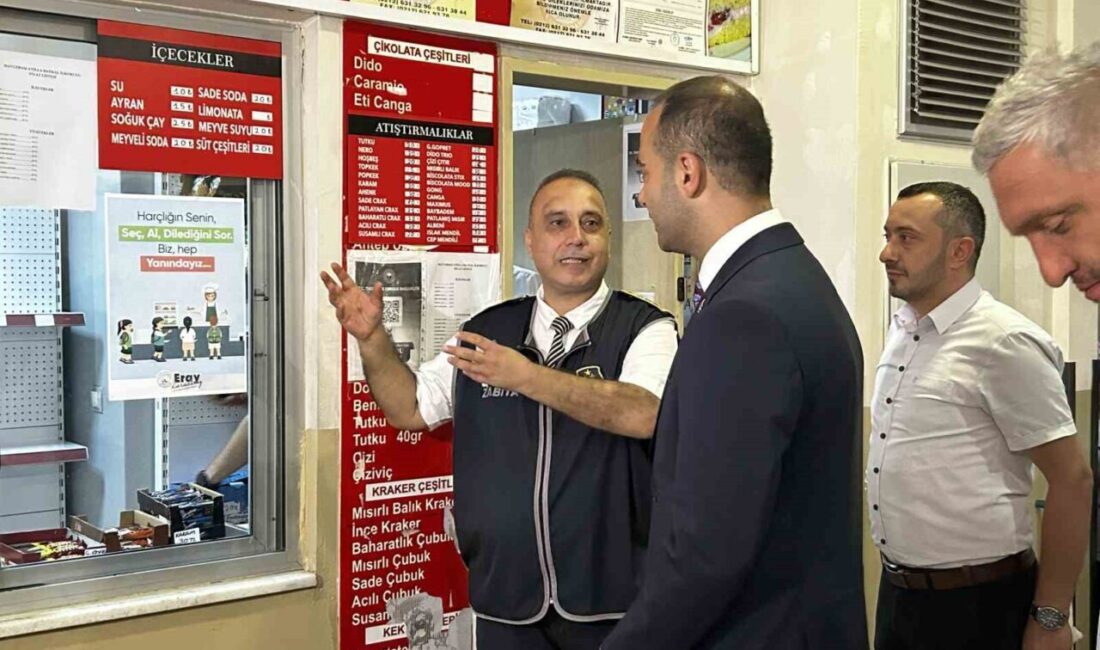 Gaziosmanpaşa Belediyesi zabıta ekipleri tarafından ilçede bulunan 71 okul kantini