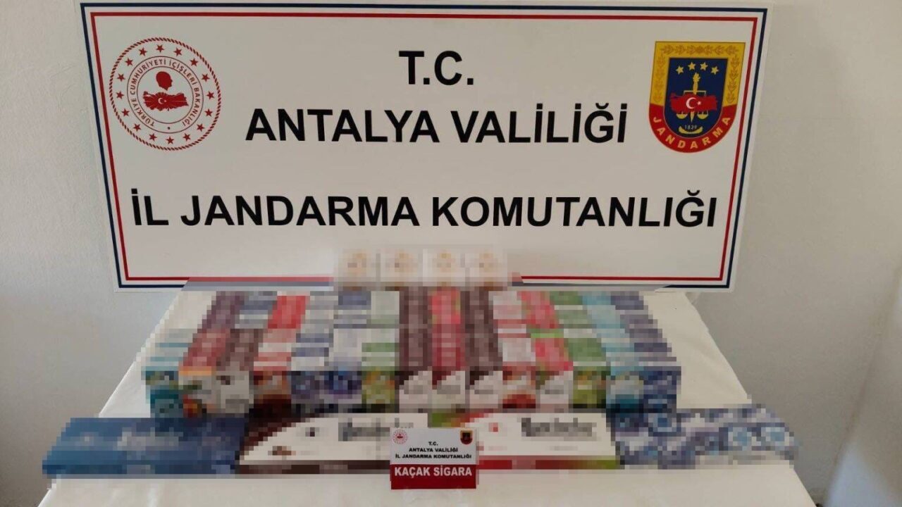 Antalya İl Jandarma Komutanlığı ekiplerinin Gazipaşa’da düzenlediği operasyonda 250 kilo