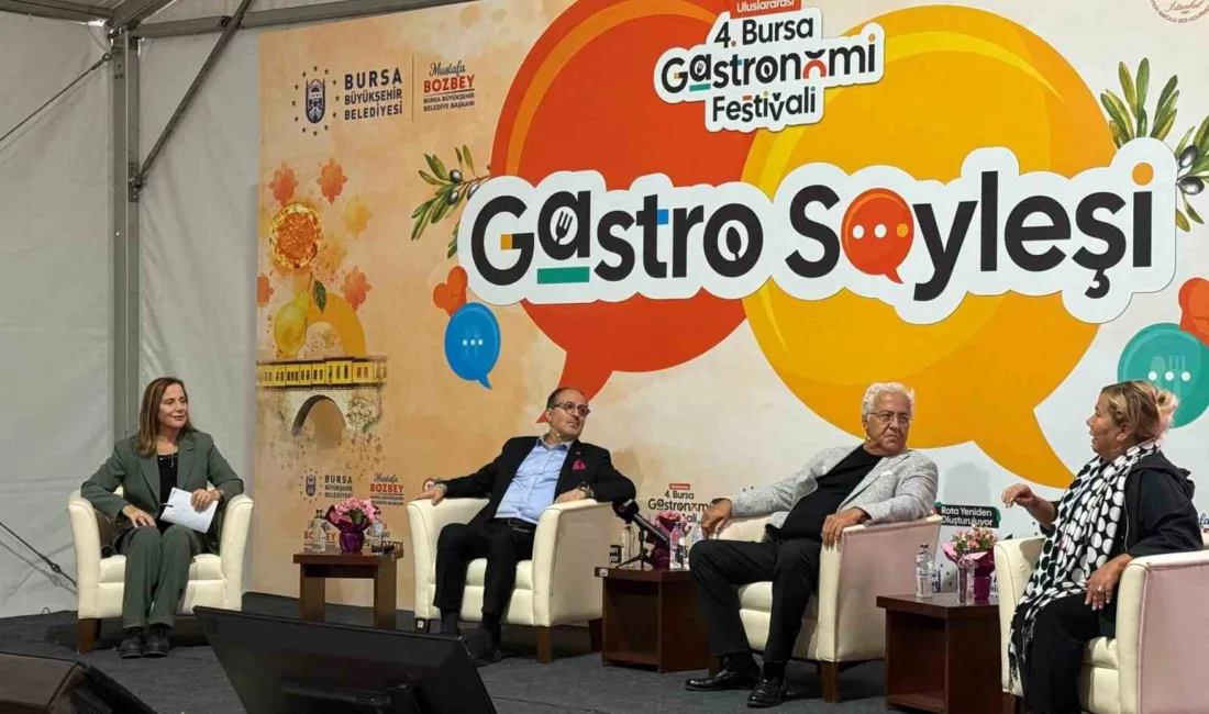 Bursa Gastronomi Festivali’nde söyleşiye katılan İstanbul Su Ürünleri ve Hayvansal