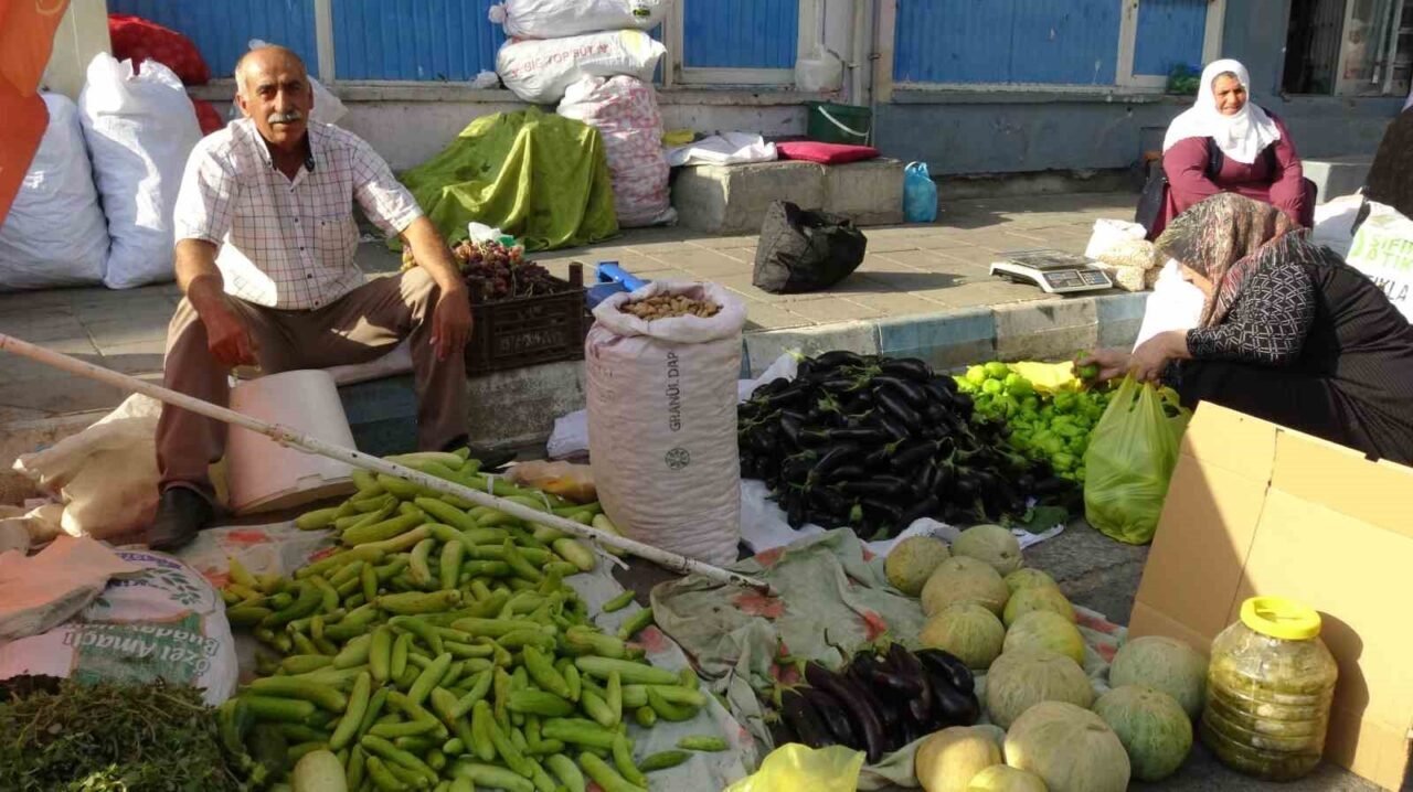 Batman’ın Gercüş ilçesi ile civar köylerinde yetişen sebze ve meyvelerde
