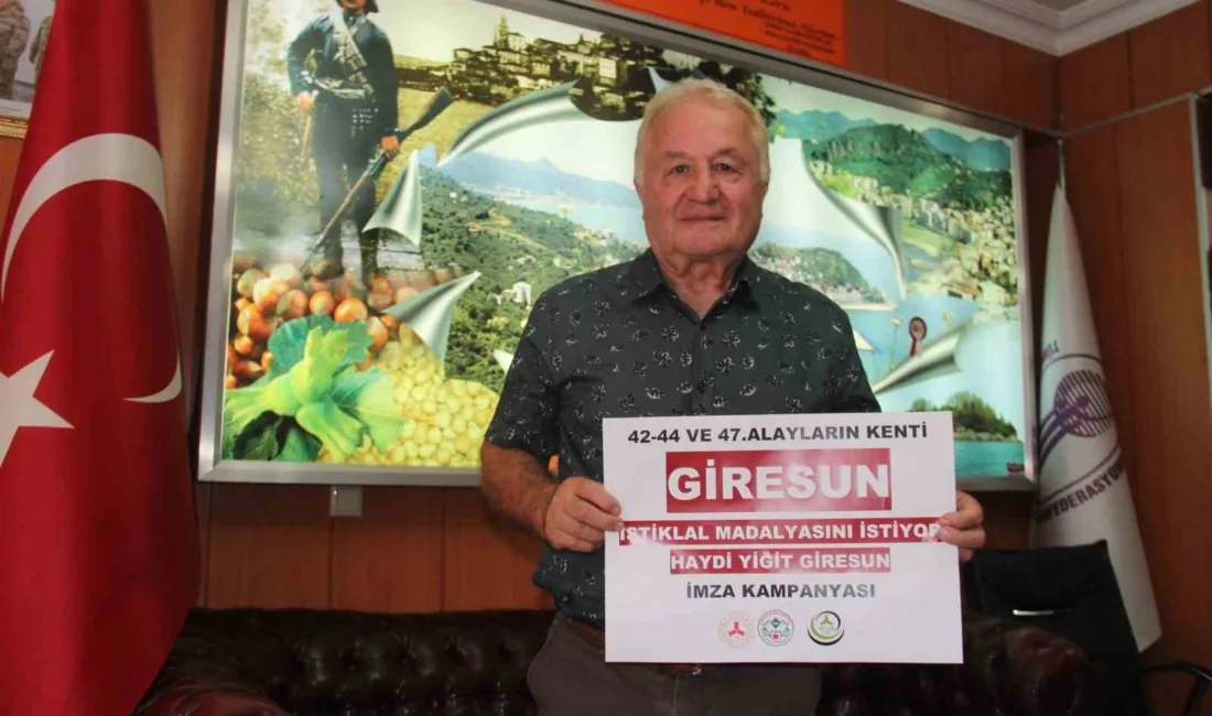 Giresun Esnaf ve Sanatkarlar Odaları Birliği Başkanı Ali Kara, ’Yiğit