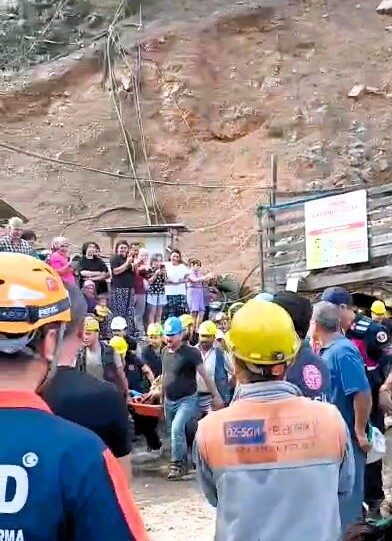 Denizli’nin Acıpayam ilçesinde dün öğle saatlerinde bir krom madeninde meydana