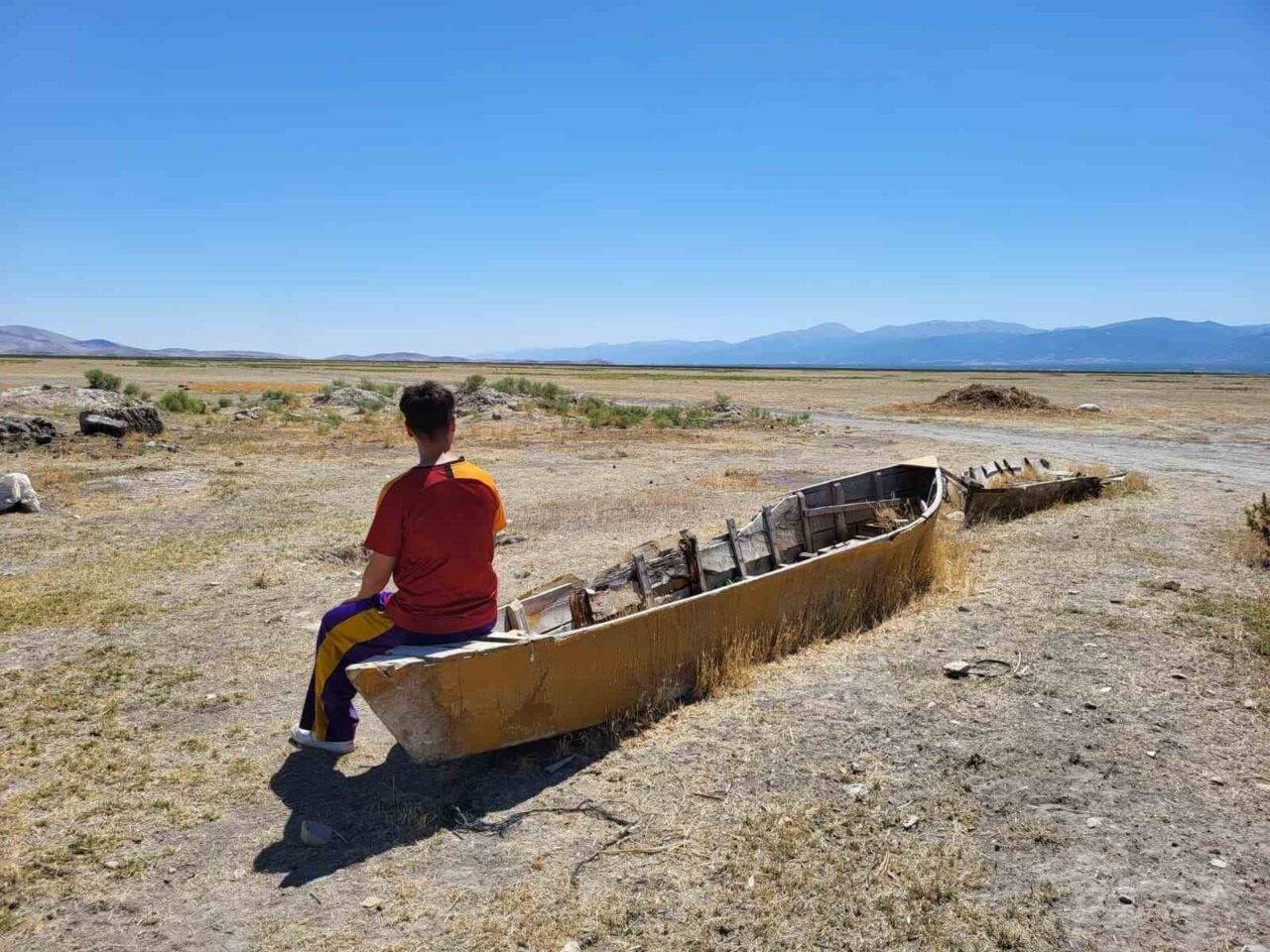 Yaz döneminin kurak geçtiği Afyonkarahisar’da, Eber Gölü için çalan tehlike