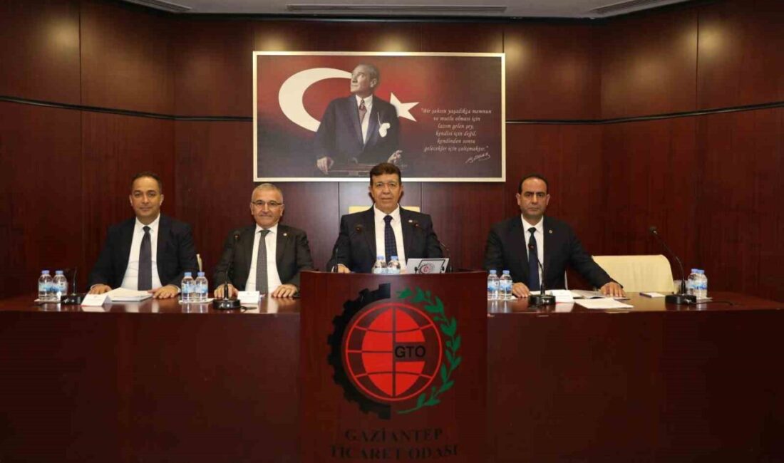 Gaziantep Ticaret Odasında (GTO) eylül ayı olağan meclis toplantısı, Meclis