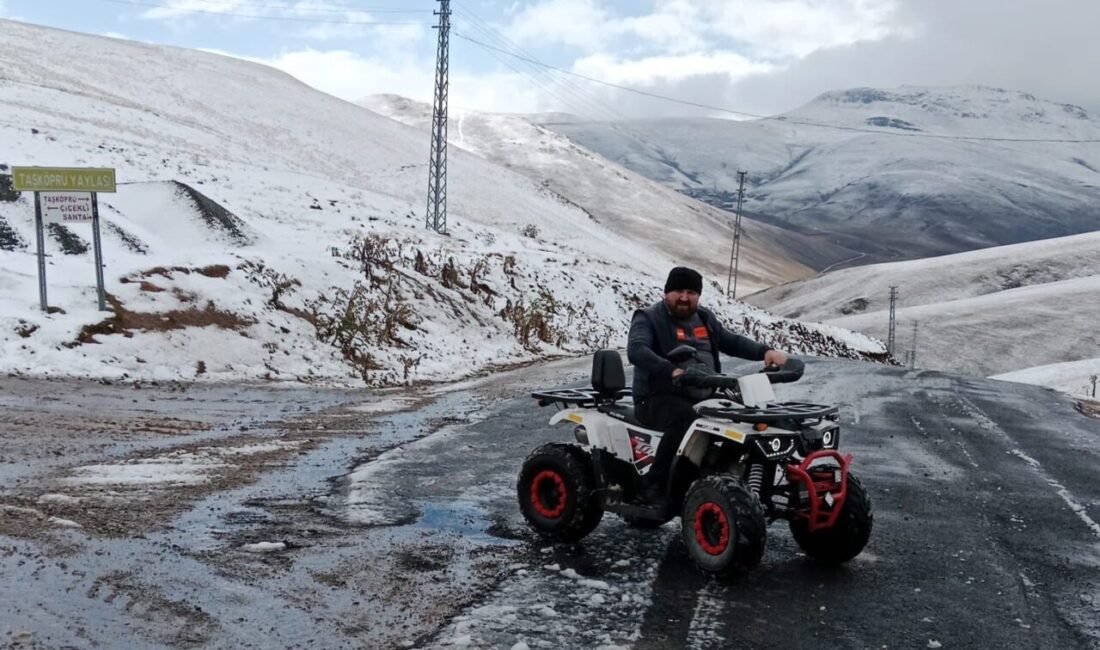 Son günlerde yağışlı ve soğuk hava dalgasının etkili olduğu Gümüşhane’de