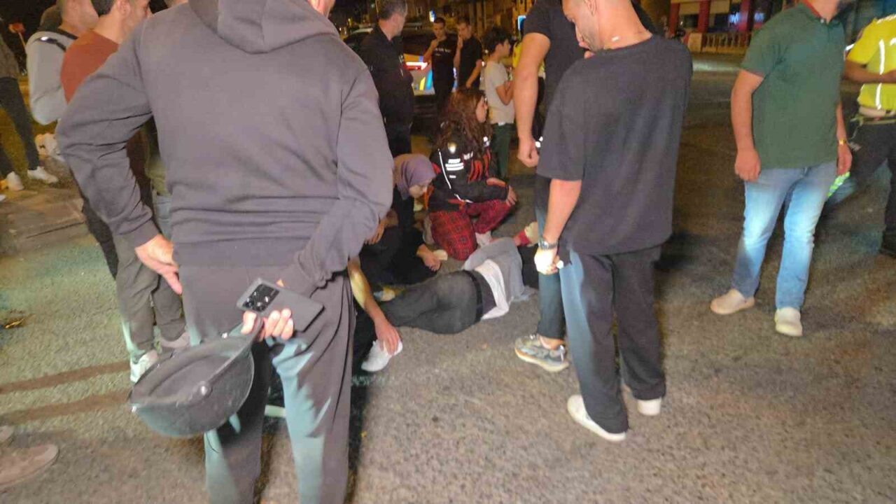 Bursa’nın Orhangazi ilçesinde meydana gelen trafik kazasında ana yolda karşıdan