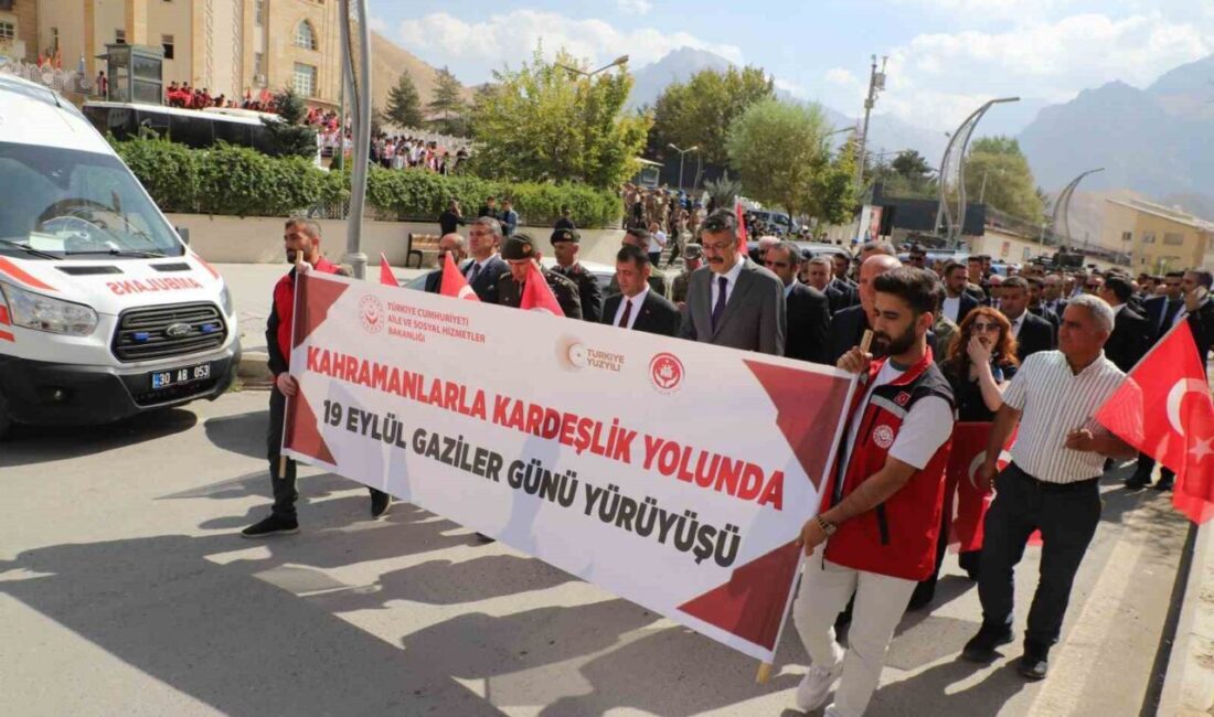 HAKKARİ (İHA) – Hakkari’de 19 Eylül Gaziler Günü törenle kutlandı.